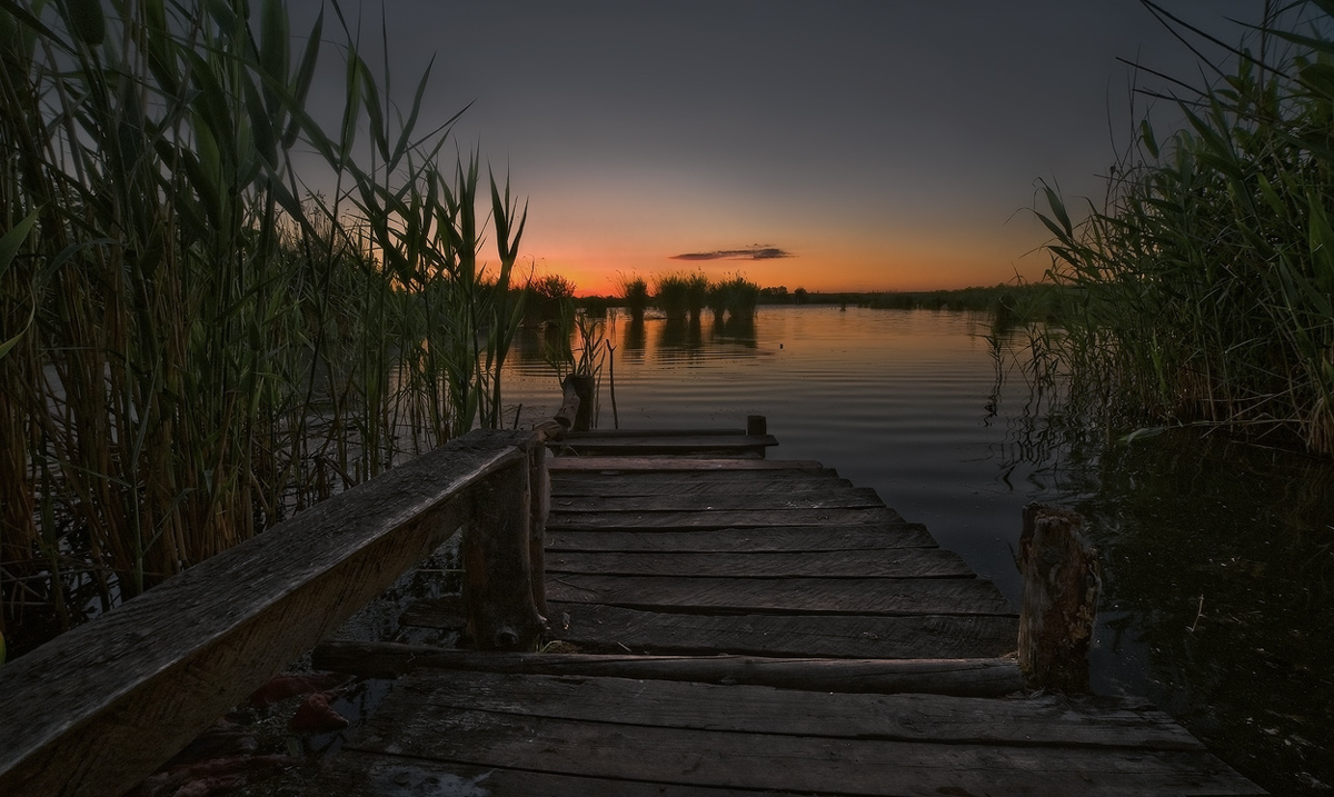 Die Juni-warmen Abend