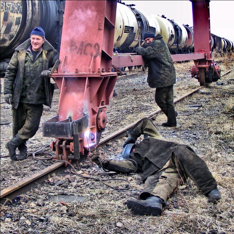 Rest im Stehen, im Liegen arbeiten ...