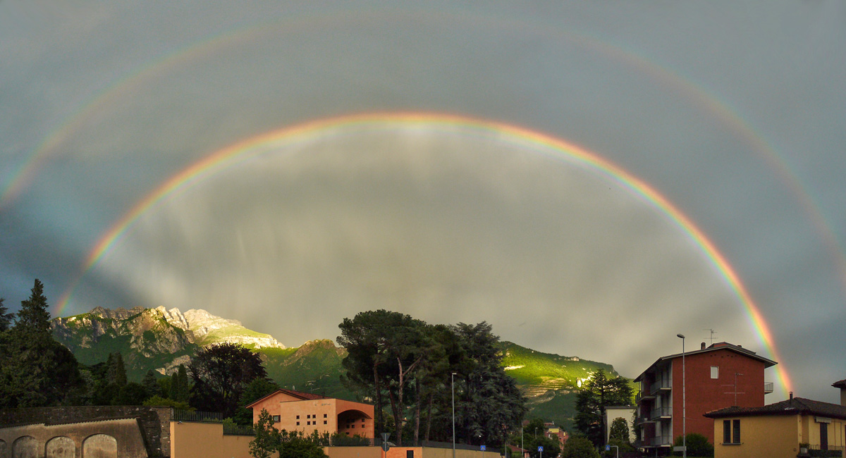 Doppelter Regenbogen