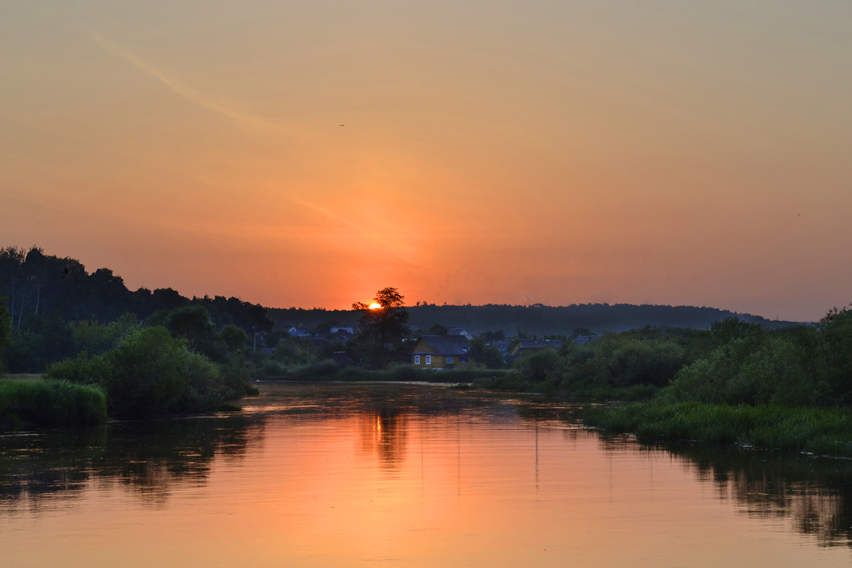 Die ersten Strahlen der Sonne ...