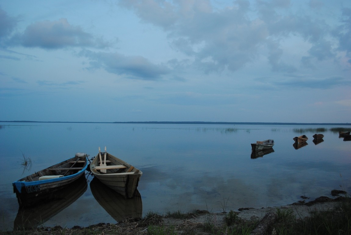 Fortsetzung des Bootes am Abend ...