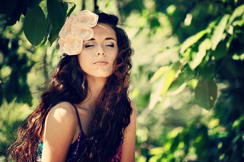 Atmen Sie mit dem Wind