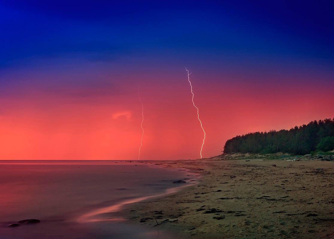 Nacht, Sturm, Meer ...