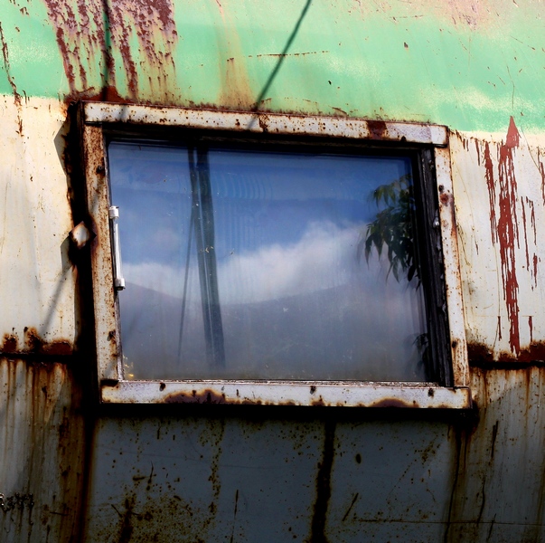 auf der anderen Seite des Fensters ...