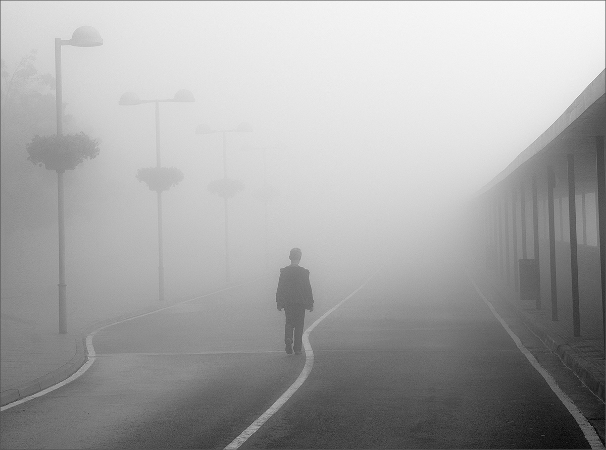 Nicht vom Weg abkommen.