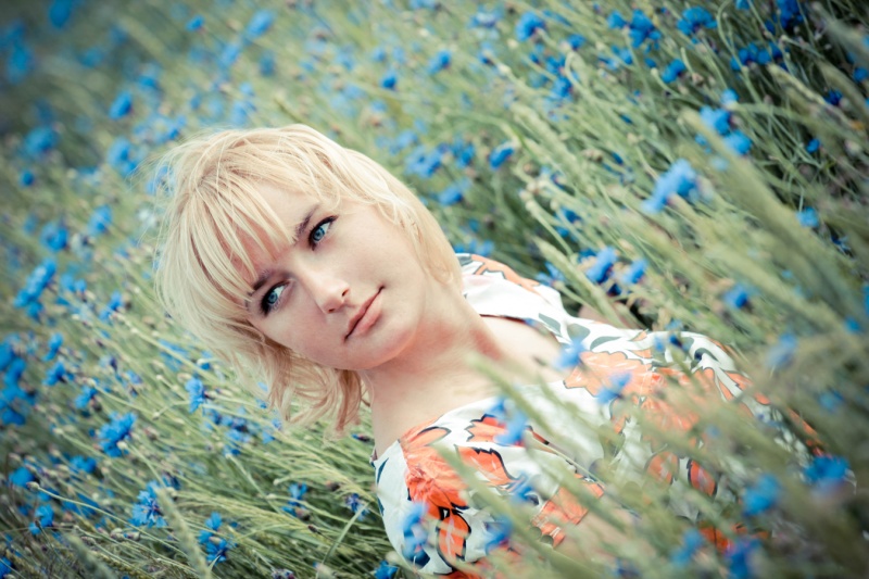 Kornblumenblau Stimmung