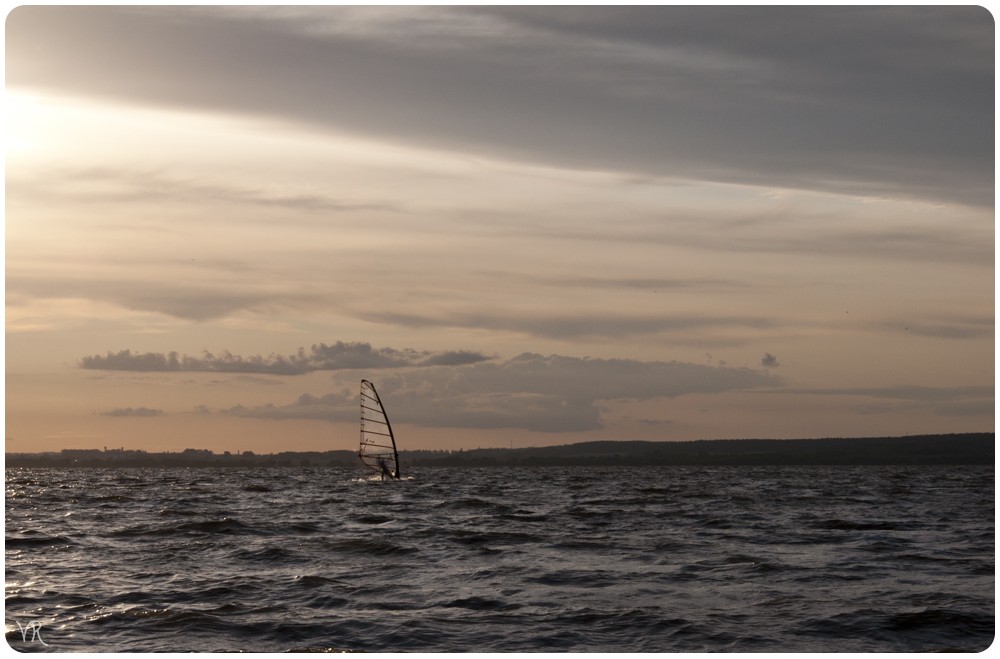 Das Gleiten über die Wellen