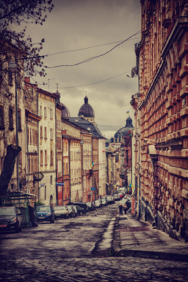 Spaziergang auf zakaulkam Lviv