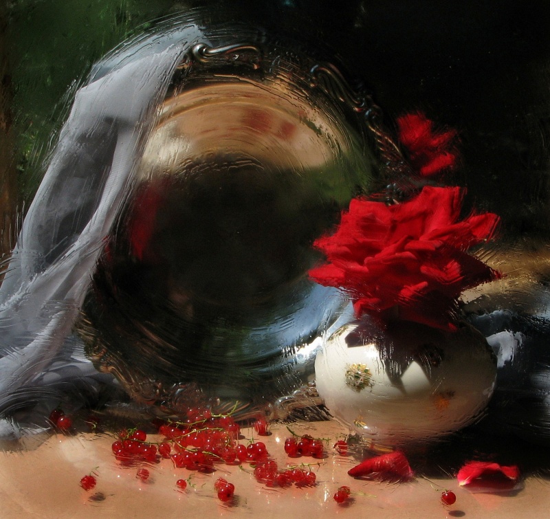 Study mit einer Rose