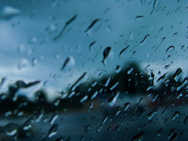 Einfach auf Glastropfen