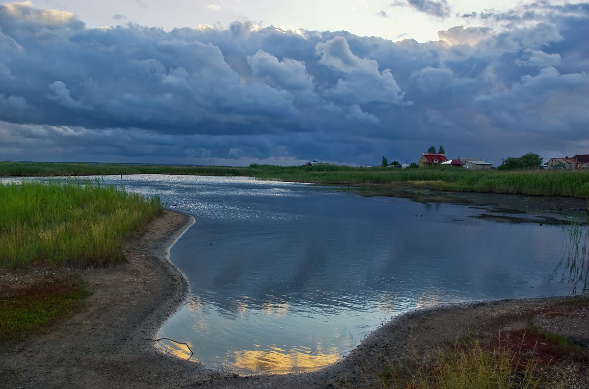 Morgen regnerischen Tag