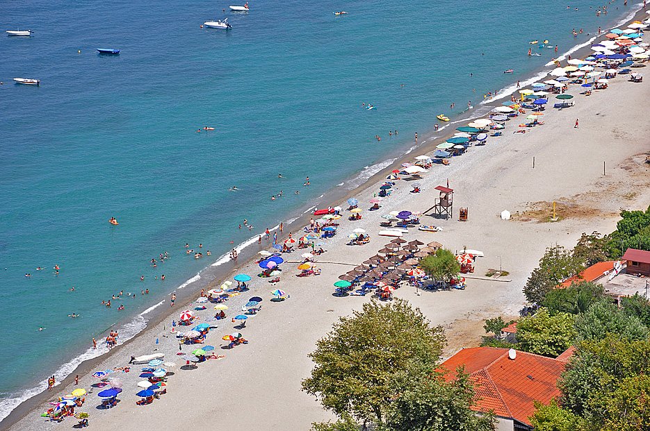 Blick auf den Strand