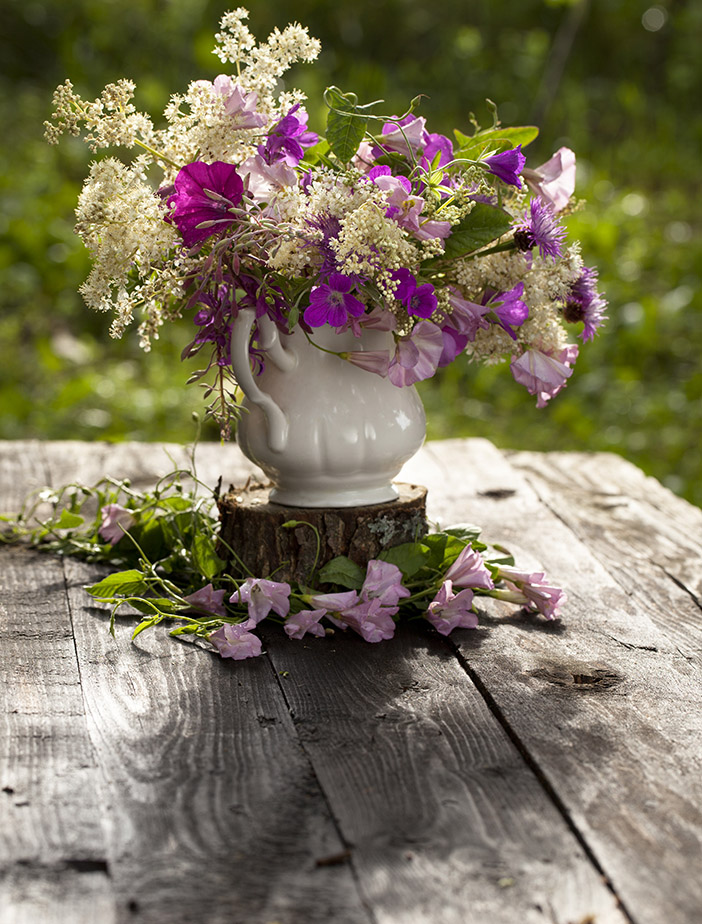 Bouquet mit Ackerwinde.