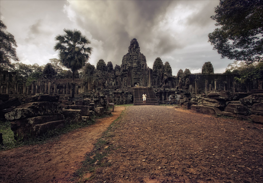 Spaziergang auf der Angkor