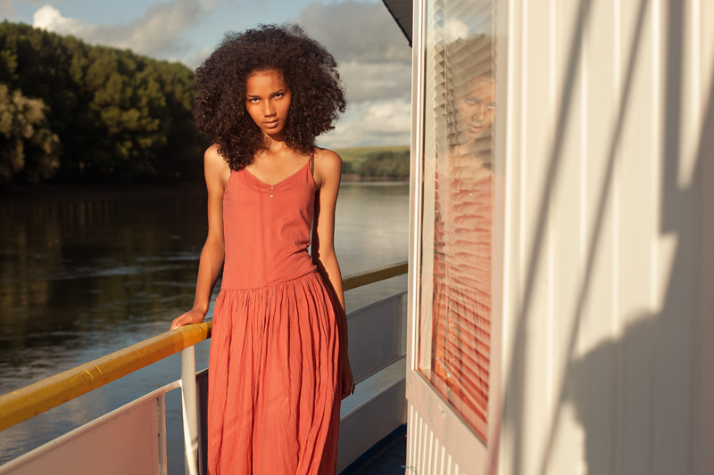 Abendstimmung auf dem Fluss