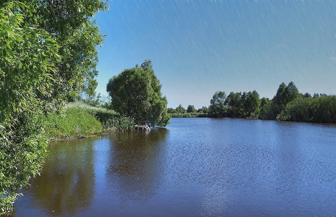 "Und in diesem Sommer regen war ...":)