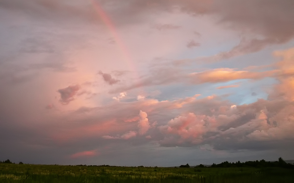 Sunset Bild ... nach dem Sturm ...