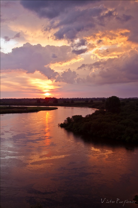 Rainy Sonnenuntergang