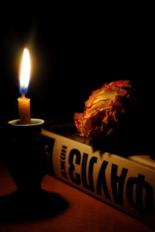 Eine Kerze brannte ...