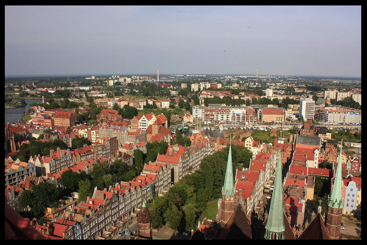 aus einer Höhe von 400 Stufen ...