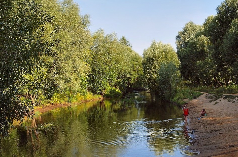 Auf dem Fluss, auf dem Yauza