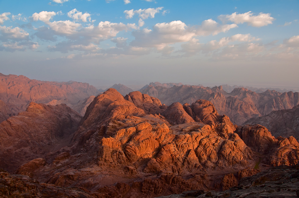 Morgen in die Berge des Sinai