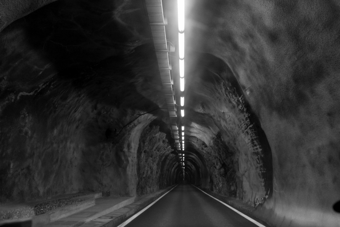 Die Straße ins Nirgendwo.