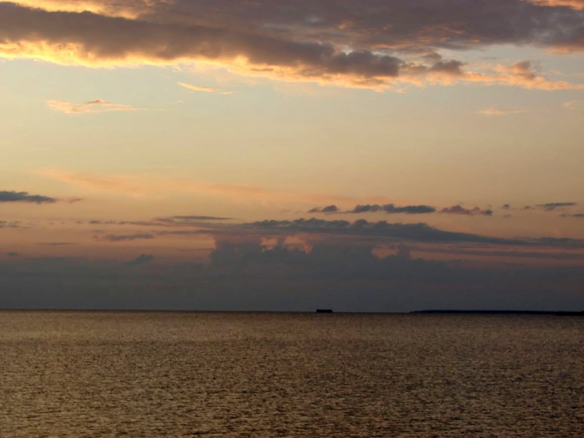 Sahne Sonnenuntergang