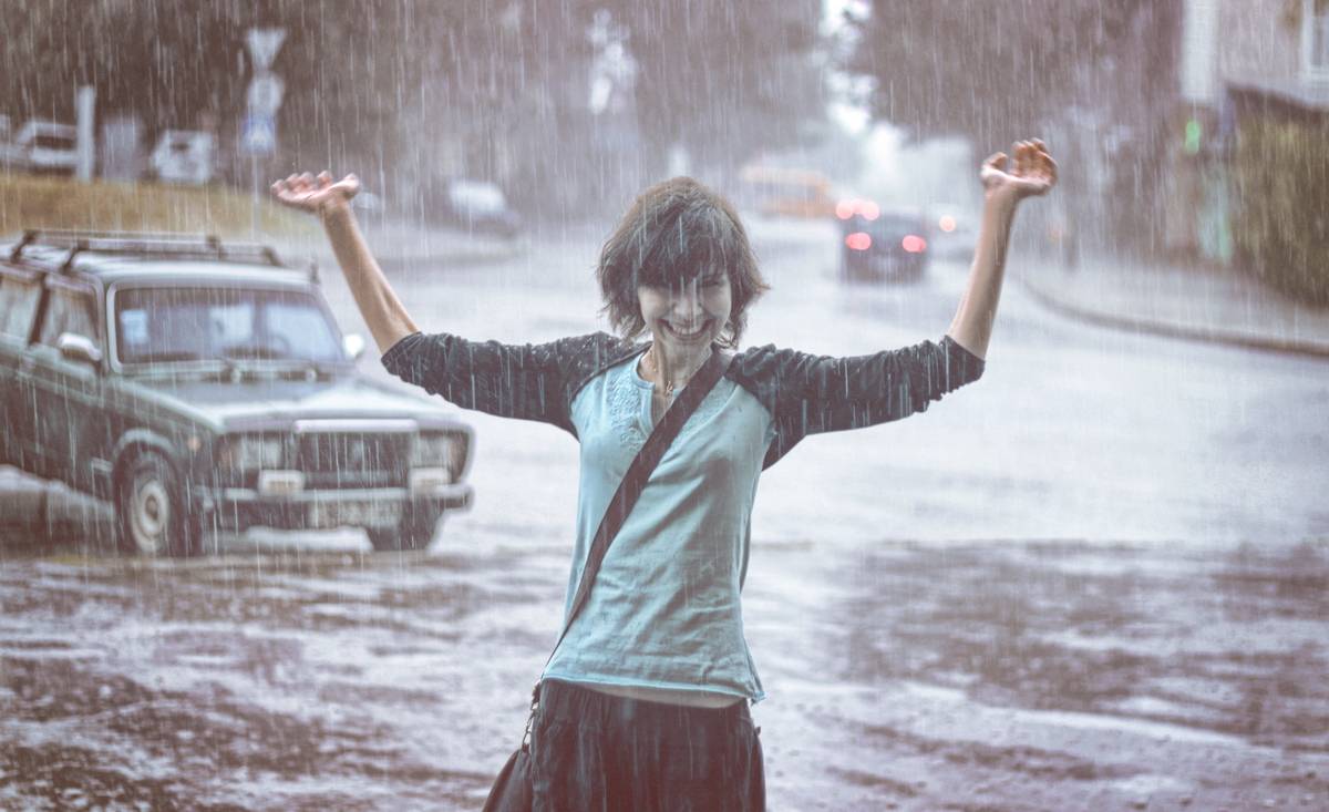 Die lang erwartete regen