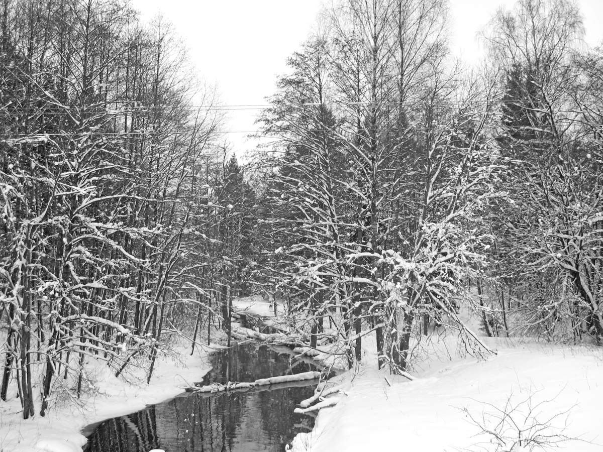 Winter-Fluss
