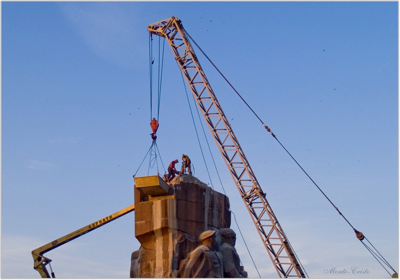 nein, wir sind nicht Zimmerleute, Feuerwehr ...