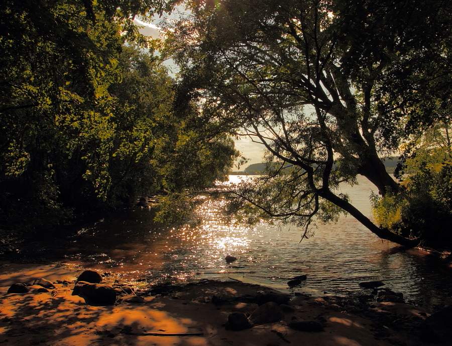In einer ruhigen Gegend
