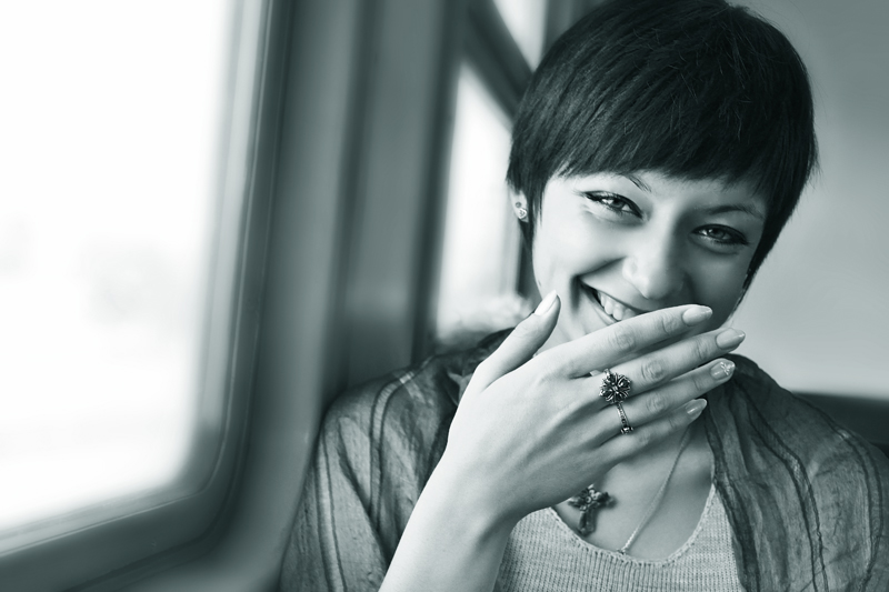 Ein Instant-Lächeln