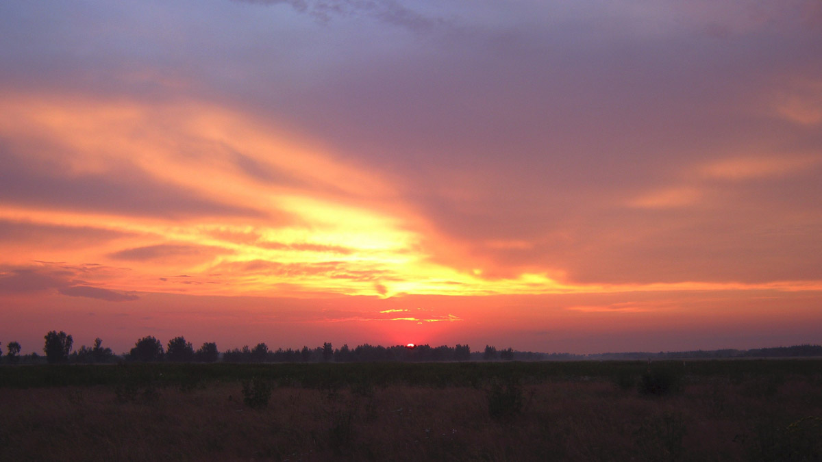 Lila Sonnenuntergang