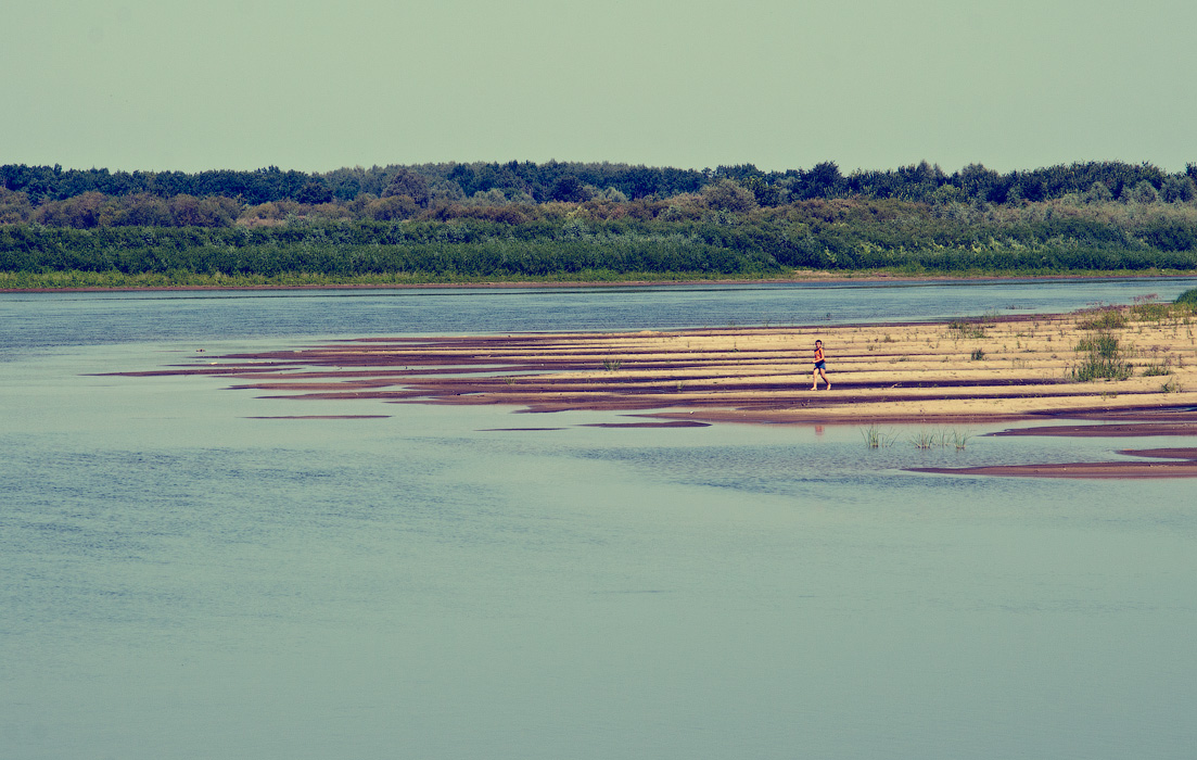 Wandern am Wasser ...