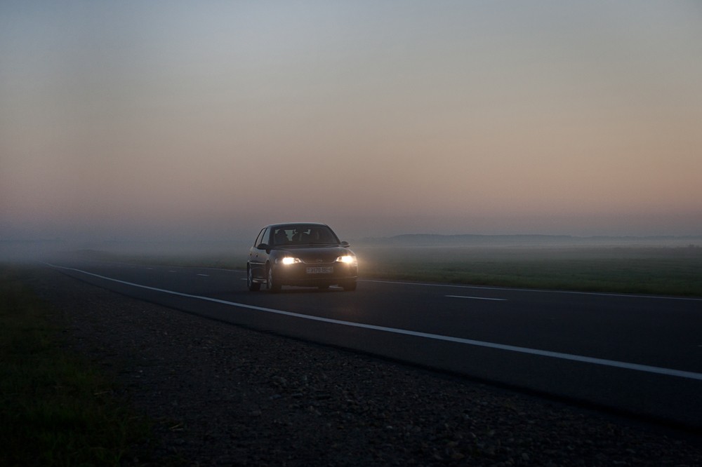 Durch einen Schleier aus Nebel ...
