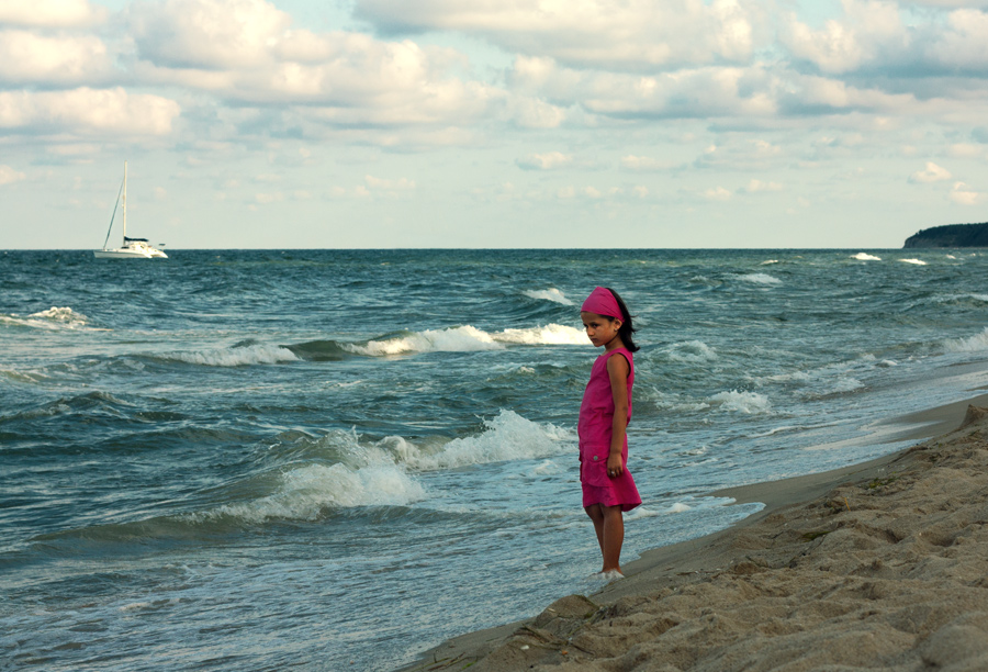 Mädchen und das Meer