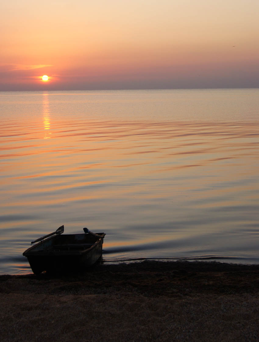 Asowschen Meer: dawn, ruhig,,,