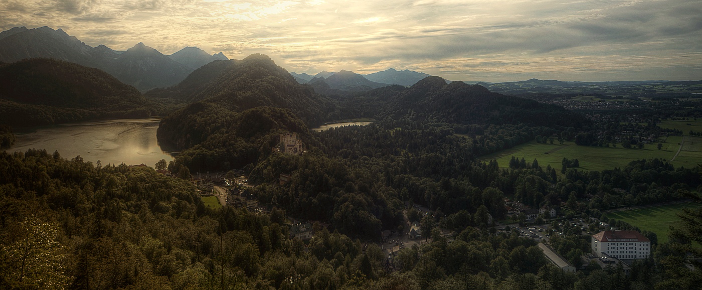 In Licht des Sonnenuntergangs