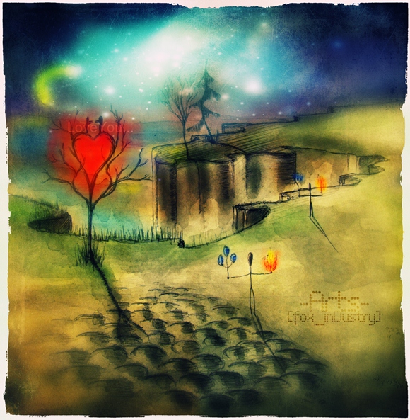 Die ewige Flamme der Liebe ...