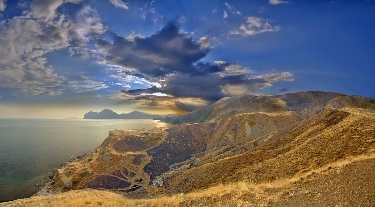 Herbst regen wurde am Abgrund ...