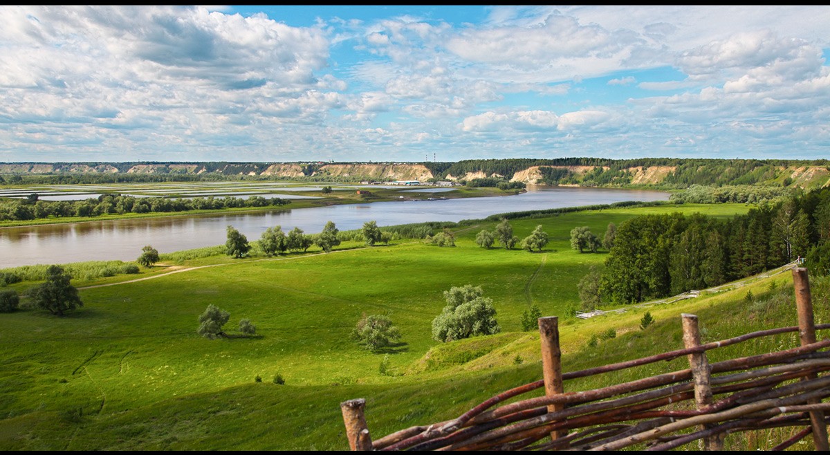 Abalak. Blick in den Irtysch.