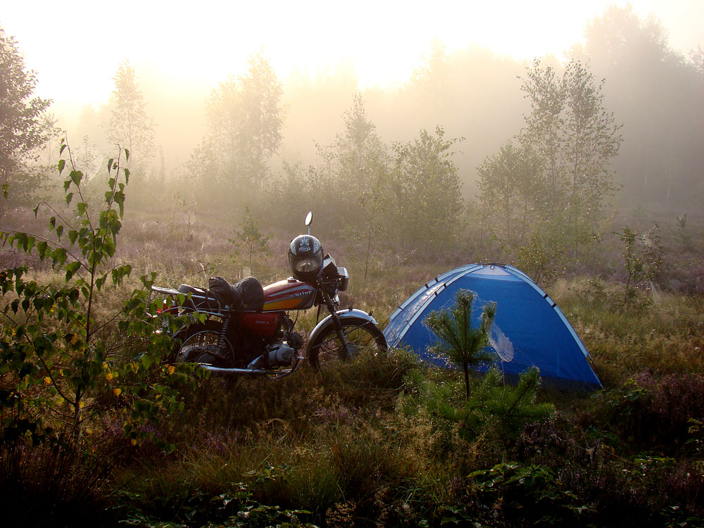 Eines Morgens mit motopohoda