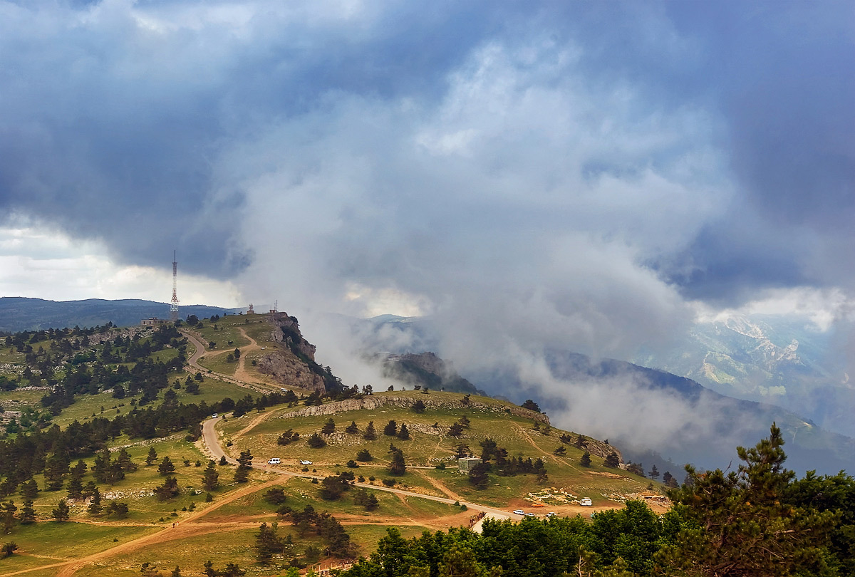 Und die Ai - Petri bewölkt heute ...
