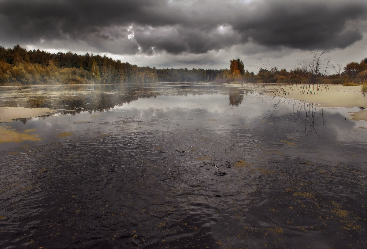 In den dunklen Wassern.