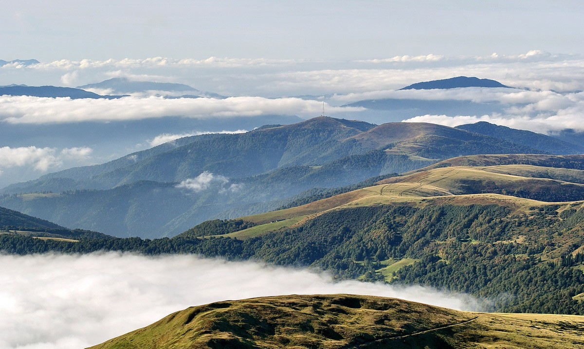Morgen auf Svidovtse