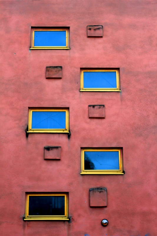 Die Fenster in der Farbe