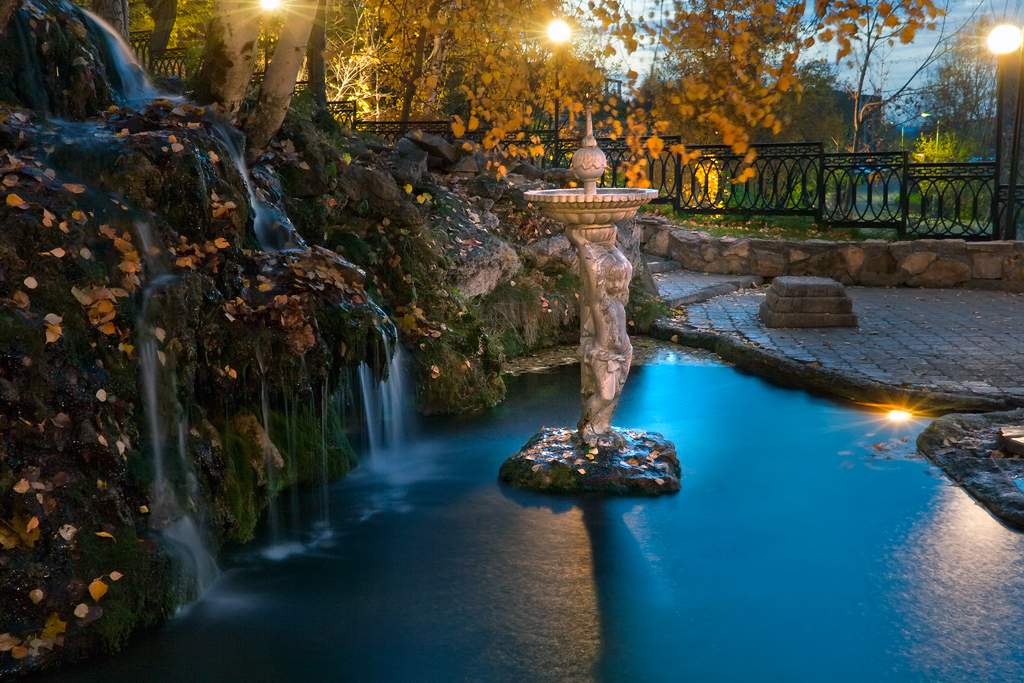 Im Herbst des Parks ...