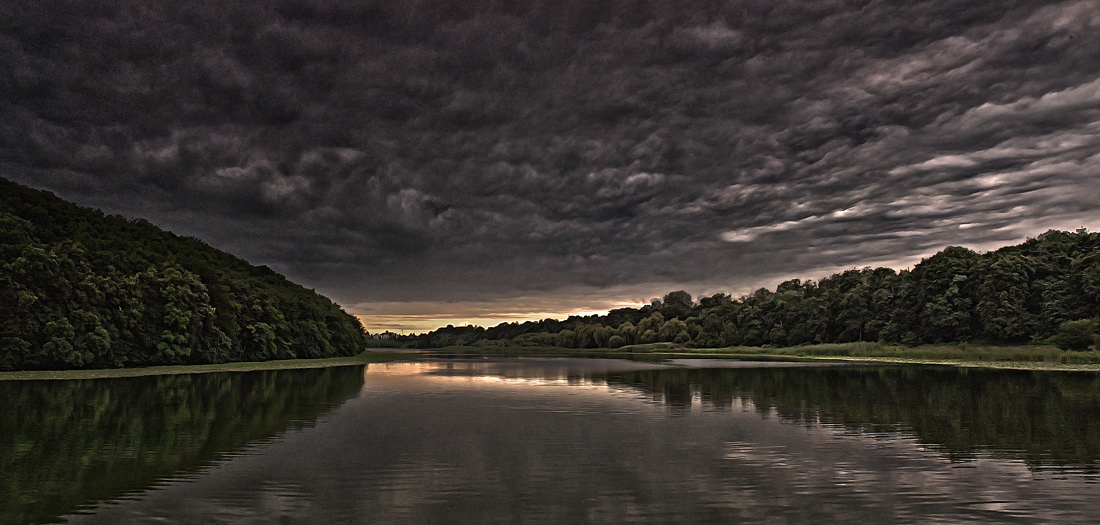 Nach Sonnenuntergang.