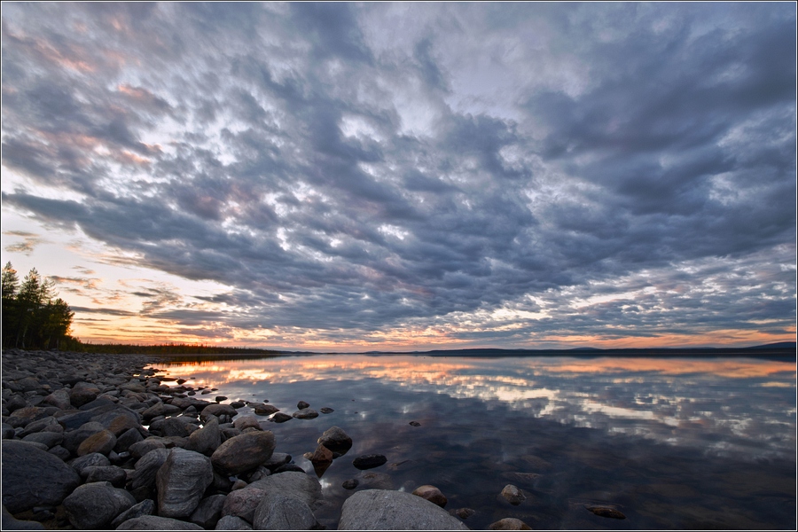 Nord bei Sonnenuntergang ...